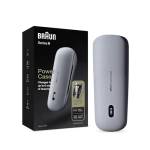 Braun PowerCase Rasoio Elettrico Barba, custodia di ricarica da viaggio, compatibile con rasoio elettrico Braun Series 9 e Series 8