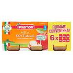 Plasmon Omogeneizzato Frutta Mela 104g 6 Vasetti con Mele Italiane, 100% naturale, con aggiunta di Vitamina C