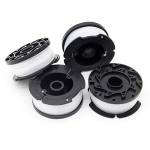 SWNKDG Set di 4 Rocchetti Filo Nylon Reflex per Tagliabordi black e decker