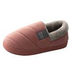 Take Idea Pantofole da donna basse invernali, morbide, morbide, antiscivolo, suola in feltro spessa, calde e morbide, rosa intenso, 37 EU