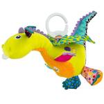 LAMAZE Flip Flap Dragon, Clip on Pram and Pushchair Newborn Baby Toy, Sensory Toy for Babies Boys and Girls from 0 to 6 Months