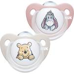 Nuk Nuk Ciuccio Happy Days | 0-6 Mesi | Succhietti In Silicone Senza Bpa | Disney Winnie The Pooh | Rosa (Bambina) | 2 Pezzi - 56 g