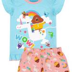 Hey Duggee CBeebies Pigiama Ragazze Camicia con Pantaloni Lunghi o Corti Pjs 2-3 Anni