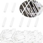 Zaky 100 pezzi Set Punte Per Cestello Lavastoviglie in Silicone per Lavastoviglie Protezione Antiruggine Extra Resistente Copri-Filo per Filo Bianco/Grigio (Bianco)