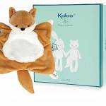 KALOO FRIPONS - DOUDOU Carre Renard Leonard - 20CM