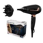 Rowenta Cv8830 Pro Expert, Asciugacapelli, 2200 W, Generatore Di Ioni, Accessori Per Styling, Impostazioni Personalizzate, Ergonomico, Nero