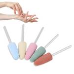 5pcs/set silicone Nail punta punte arte del chiodo di punta, Salon Manicure Kit per Pro unghie di Nagel Tritatutto, Machine Polisher Rubber Electric Accessories Manicure tool