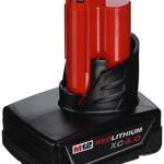 Milwaukee 48 – 11 – 2440 M12 Redlithium XC 4.0 Extended Capacity battery pack