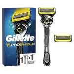 Gillette Fusion 5 ProShield Regolabarba Uomo, 1 Rasoio a Mano Libera, 2 Lamette da Barba da 5 Lame, Delicatezza Insuperabile con Manico Cromato, Idea Regalo Uomo