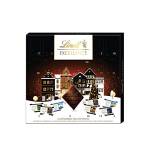 Lindt Excellence Calendario Dell'Avvento: Praline di Cioccolato Fondente 70%, 85%, Fondente Arancia, Fondente Fior di Sale, Fondente Menta, Latte e Latte Caramello, 27 Cioccolatini in confezione 148g