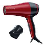 Remington Asciugacapelli Pro Dry , 2000 Watt, anello ionico in ceramica, design compatto, bocchetta per styling, rosso/nero, D3080