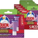 DUCK Fresh Discs - Dischi Gel Igienizzanti WC, Fragranza Anguria&Arancia - Formato Scorta da 10 Ricariche e 60 Dischetti