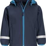 Playshoes Giacca softshell, Cappotto da esterno Unisex - Bambini e ragazzi, marino, 86