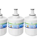 4x AH-S3F filtro per l'acqua compatibile per Samsung frigo DA29-00003F, HAFIN1/EXP, DA97-06317A-B, Aqua-Pure Plus, DA29-00003A, DA29-00003B