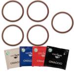 COFFISANO 5 Guarnizioni di Ricambio O-Ring per Manutenzione Macchina da Caffè a Cialde ESE 44mm compatibili con Didiesse Frog, Faber, La Piccola, Grimac, Spinel, Union Group (Set 5 pz.)