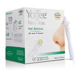 Yoffee Original Nose Wax Kit - Cera d’Api Biologica 100 g Ceretta per Peli del Naso e delle Orecchie -Uomo/Donna- Sicura - Veloce - Indolore -10 Applicatori Riciclabili-Made in Spain