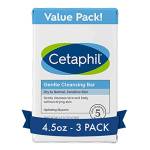 Cetaphil - Barra detergente delicata, 127,6 g, confezione da 3 pezzi