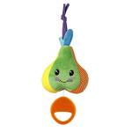 Chicco - Gioco Carillon Dolce Pera, Morbido Carillon in Tessuto per Bambini a Forma di Pera da Appendere al Lettino, Suona una Delicata Ninna Nanna, 0 Mesi+