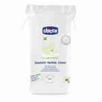 Chicco Quadrotti in Cotone, Bianco - 3 confezioni da 60 pezzi [180 pezzi]