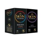 SKYN Selection (50 Pezzi) & Elite (10 Pezzi) | Preservativi senza lattice Skynfeel, Original, Intense Feel, Extra Lube, Preservativi di dimensioni normali