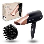 Panasonic EH-NA63CN825 Asciugacapelli Professionale 2000 W, Tecnologia Idratante Nanoe, Riduce le Doppie Punte e l'Effetto Crespo, Asciugatura Delicata, Nero e Rose Gold