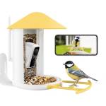 NETVUE Birdfy Lite-Telecamera per Il Birdwatching,Acquisizione e Registrazione Auto di Uccelli Video,App Notifica di Uccellini,Casetta per Uccellini da Esterno