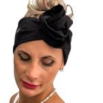 BandanasArte fascia turbante con ferretto modellabile 105x10cm,100% cotone WAX