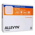 Allevyn Classic, Adhesive Dressing, cerotto per bendaggio, 10 cm x 10 cm. Confezione da 10