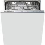 Hotpoint HIC 3C41 CW - Lavastoviglie a scomparsa, totale 14 coperti, Argent, Full size (60 cm)