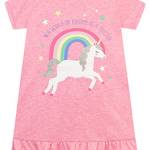 Harry Bear Camicia da Notte per Ragazze Unicorno Rosa 9-10 Anni