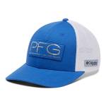 Columbia PFG Ganci Mesh Ball cap Coperchio, Blu vivido, Argento, S-M Unisex-Adulto