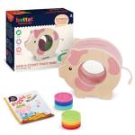 Battat Education- Counting Piggy Bank, Multicolore, Small, 62243456297