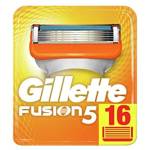 Gillette Fusion5 Lamette da Barba, 16 Ricambi da 5 Lame, Delicatezza Insuperabile, Rasatura Scorrevole con Striscia Lubrificante