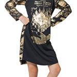 INTIMO Big Girls Harry Potter Marauders Mappa Raglan Nightgown (10/12)