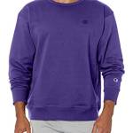 Champion Powerblend-Felpa Maglia, Viola (Purple), M Uomo