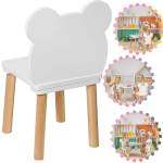 PlayPals Furniture Piccola sedia in legno per bambini Sedia per bambini, tavolo in legno per bambini, tavolo per cameretta per bambini, sgabello per sedia piccola, seduta naturale per bambini