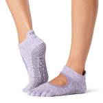 Toesox Bellarina - Calzini da yoga unisex per adulti, Cavioletto di erica, S