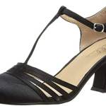 Ellie Shoes 254-lucille254-254-lucille254-254-lucille254-lucille254-lucille, Pompa Donna, Nero, 41.5 EU