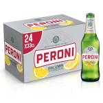 Peroni Chill Lemon Birra al Limone, Cassa Birra con 24 Birre in Bottiglia da 33 cl, 7.92 L, Birra Radler dal Gusto Naturale di Limoni Aspro e Bilanciato, Gradazione Alcolica 2% Vol