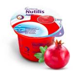 NUTILIS AQUA GEL GRANATINA - Alimento a Fini Medici Speciali Per la Gestione Dietetica della Disfagia, Gelatina Senza Zucchero al Gusto Granatina - 12 x 125g