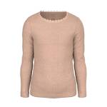 Name It Nkfkab Ls Slim Top Noos, T-Shirt Bambine e ragazze, Roebuck/Dettaglio: Mélange, 116