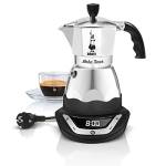 Bialetti Moka Timer, Caffettiera Elettrica Con Timer Incorporato, 3 Tazze, Nero, ‎25 x 22 x 20 cm, 453.59 grammi