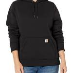 Carhartt, Felpa Relaxed Fit, media pesantezza Donna, Nero, M