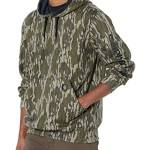 Carhartt Felpa grafica da uomo con maniche mimetiche di peso medio, Mossy Oak Bottomland Camo, XXX-Large Grande