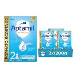 APTAMIL 2 - Latte in Polvere per Neonati dal 6° mese al 12° - 3600 grammi (3 confezioni da 1200g)