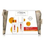 L'Oréal Paris Pochette Regalo Revitalift Clinical con Siero Viso e Fluido Anti-UV SPF 50+, Trattamento Illuminante con Vitamina C, 30 ml + 50 ml