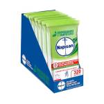 Napisan Salviette Disinfettanti Total Protection Freschezza Eucalipto, Confezione da 8 Pacchi x 40 Salviette Disinfettanti Biodegradabili e Compostabili Multisuperfici