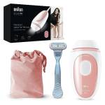 Braun Silk-expert Mini Epilatore Luce Pulsata Di Ultima Generazione, Laser Peli Donna, Ideale per Zone Sensibili, Viso, Bikini e Ascelle, Epilazione Permanente Dei Peli Visibili, PL1014 Rosa