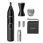 Philips Nose Trimmer Serie 5000 Rifinitore per Peli di Naso, Orecchie e Sopracciglia (modello NT5650/16)