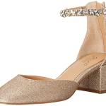 Jewel Badgley Mischka Cathleen, Scarpe décolleté Donna, Oro Glitterato, 40 EU